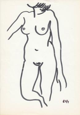  Rózsahegyi, György - Standing Nude 